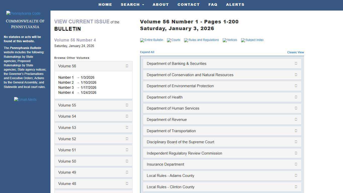 Pennsylvania Bulletin